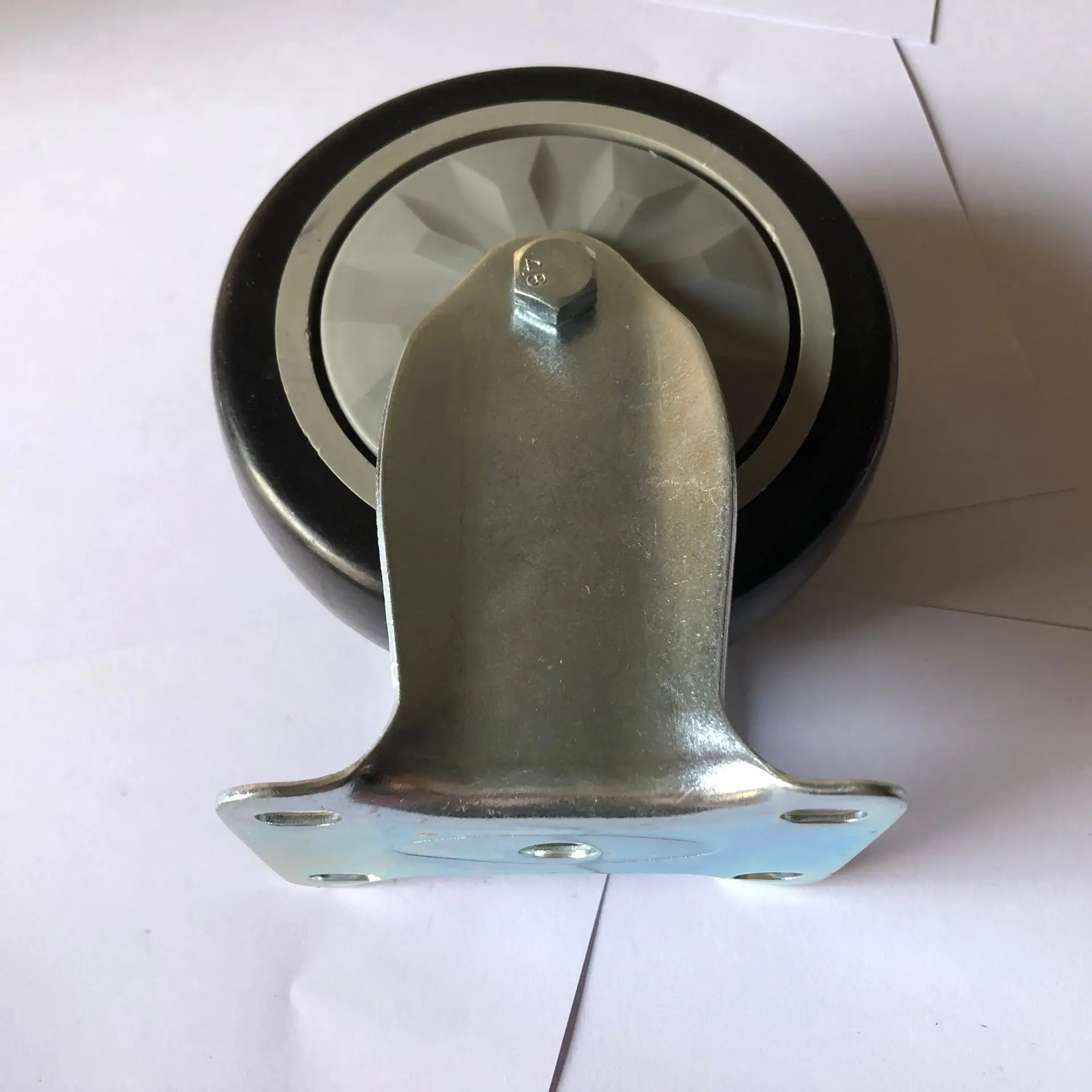 supermarket caster wheel for shopping cart  TPU and TPR tread shopping cart castor wheel pvc