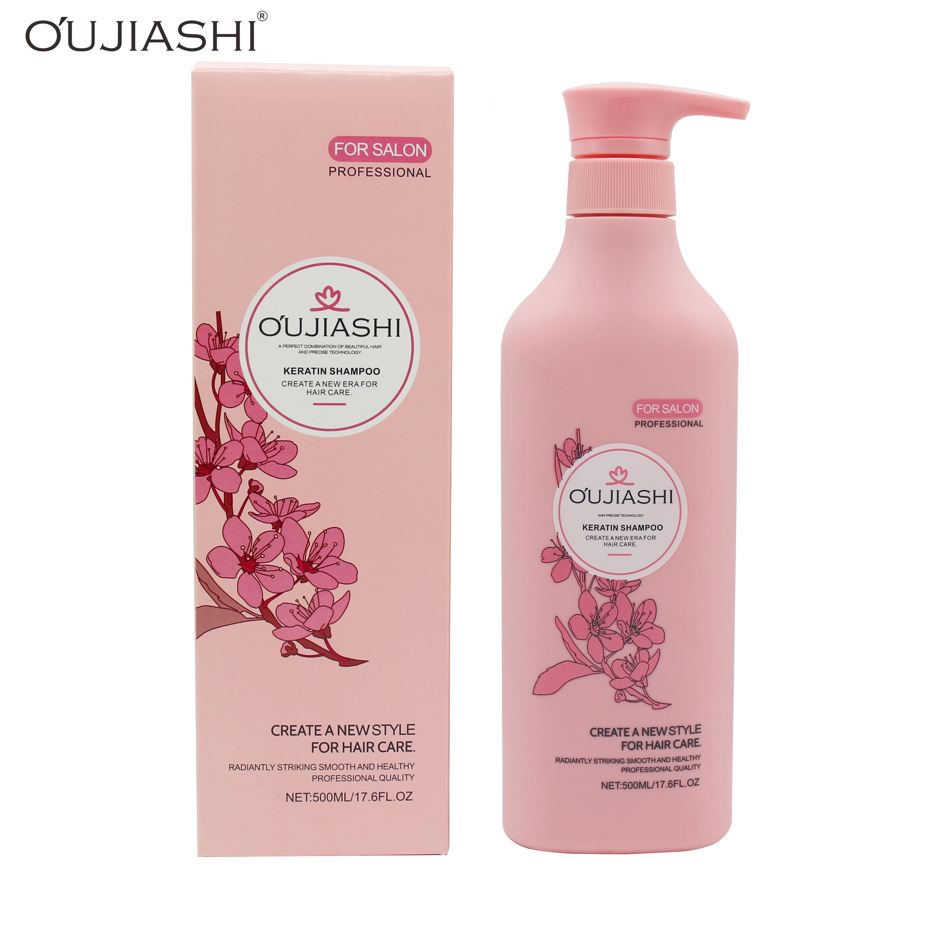 OUJIASHI Top sponsor listing Keratin Shampoo Stock Shampoo  Keratin Protein Biotin Smooth Repairing Shampoo