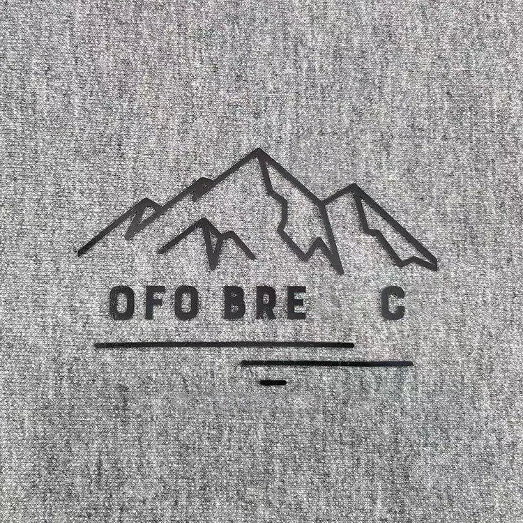 Пользовательский логотип наклейка для одежды переводная Печать Пользовательский логотип теплопередача