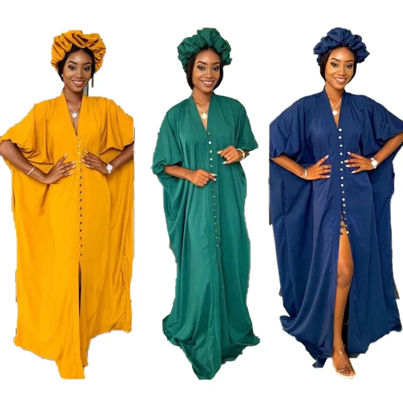 Wholesale Dubai Solid Color Simple Modest Islamic Clothing Abaya Muslim Cardigan Dresses For Women Abaya