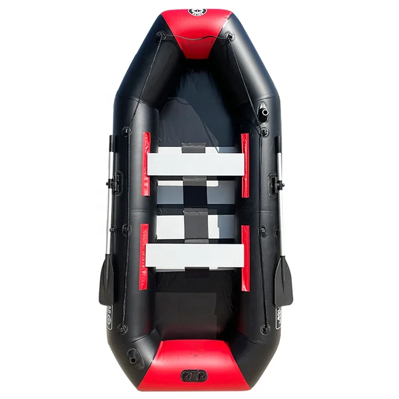 Solar Marine PVC 8.8ft Fishing Boat Inflatable Kayak 4 Persons Canoe Dinghy with Free Accessories Fashion Design