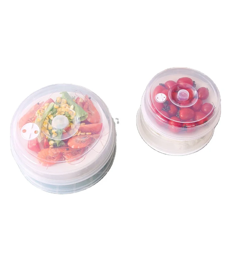 Clear Microwave Plate Cover Kitchen Accessories Microwave Splatter Shield Guard Food Preservation PP Cover
