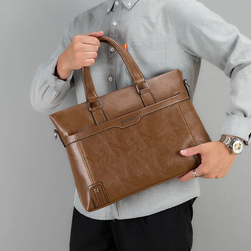 2021 Men Shoulder Crossbody Bag Handbag PU Leather Bag For Men