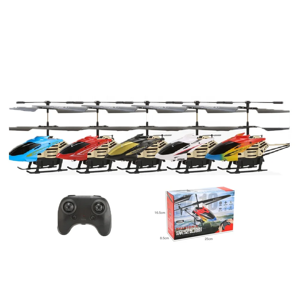 2024 Factory Wholesale Red RC Plane for Children Kid Outdoor Toys Radio 2.4g Flying Helicopter Remote Control