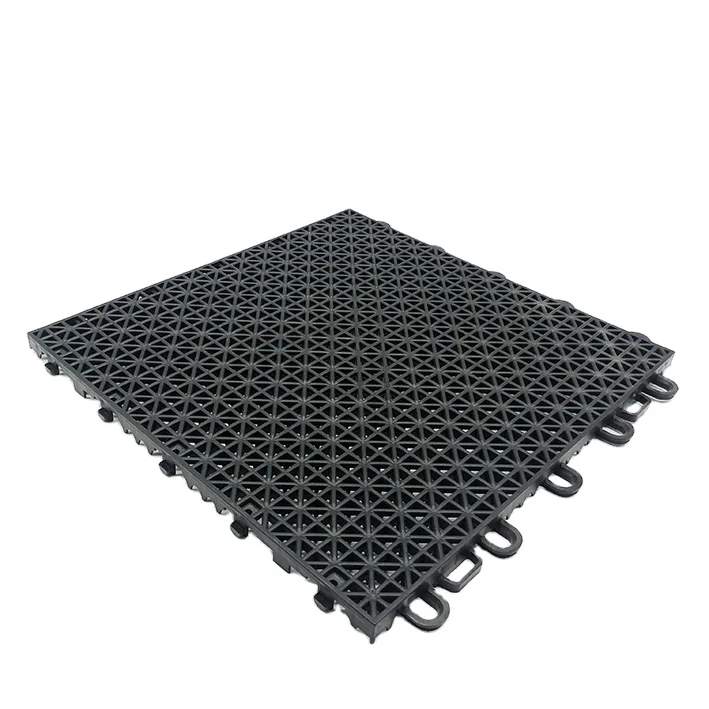 pp interlocking surface / tiles / carpet / deck for outdoor volleyball court on asphalt concrete base
