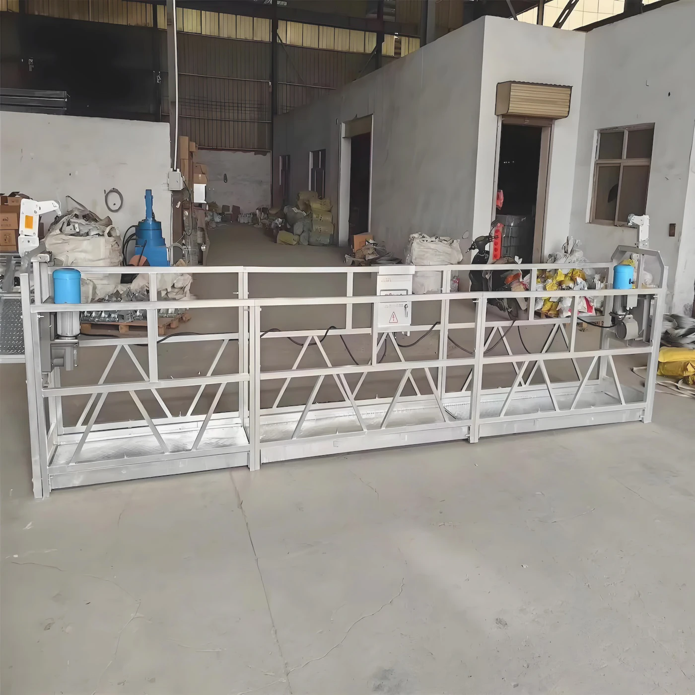 ZL800 Electric Construction Lifter New Aluminum Gondola Lift Cradle Platform Hotels Machinery Repair Shops Used Engine Motor