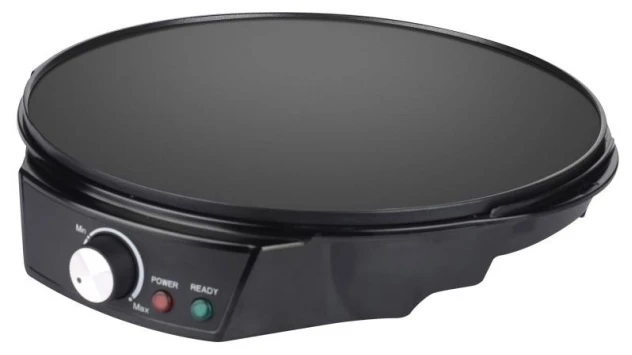 Best Selling Portable 1200W Pizza Maker Household Kitchen Crepe Makers with Temperature Adjustable Knob 30 CM 11.8 12 Inch Plate