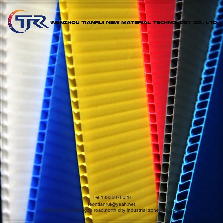 Fire Retardant Corrugated Plastic Sheet, Hollow Sheet, Corflute Protection Sheets Cartonplast For South America