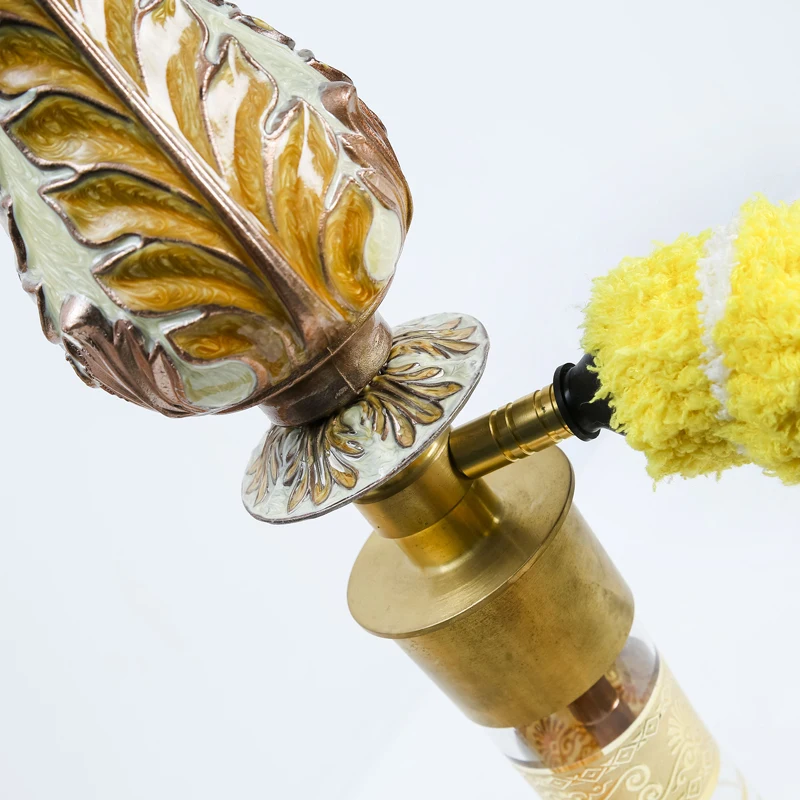 5# Custom Factory Golden River Beautiful Shesha Cheap 105CM Electronic Portable Hookah