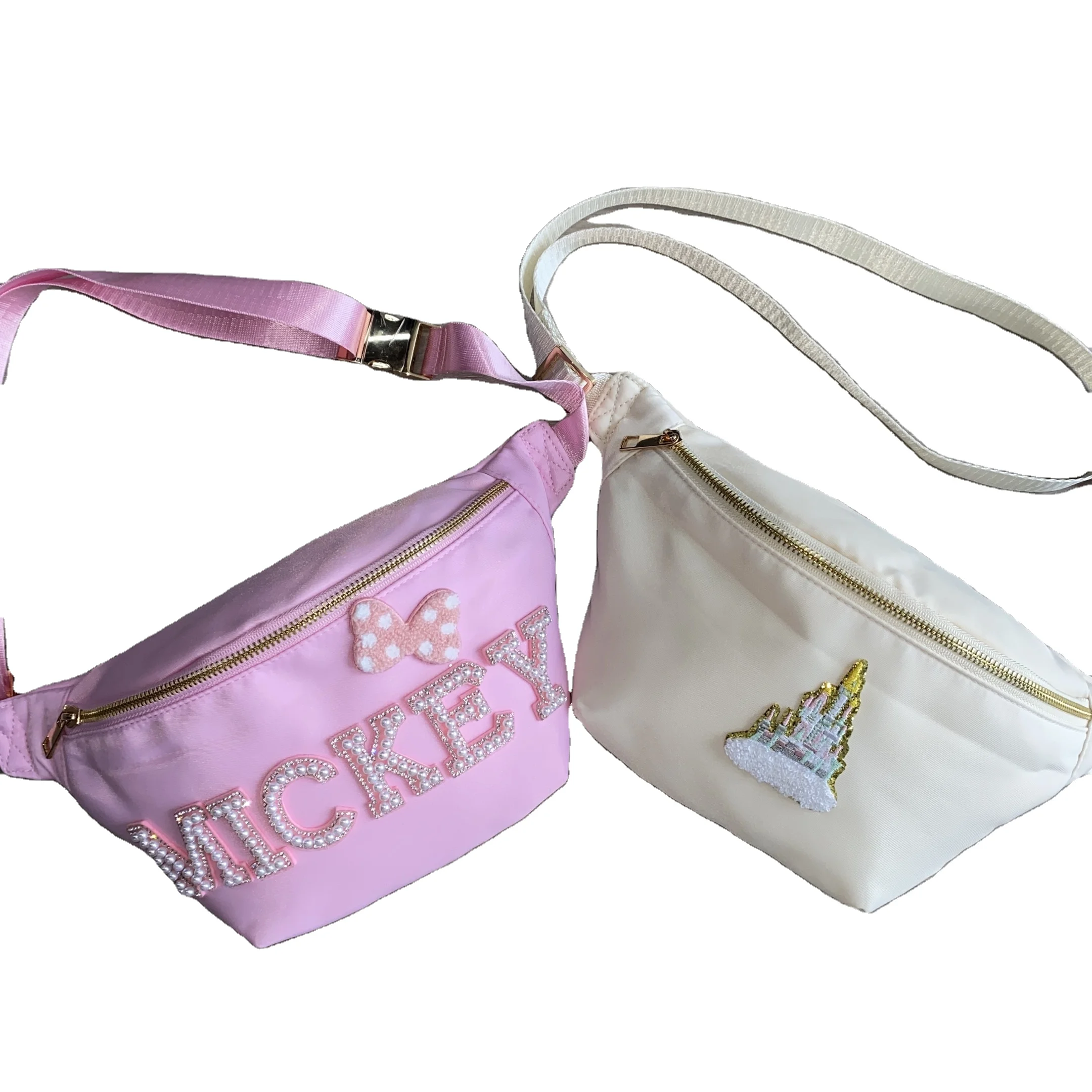 Crossbody Bag Women Fashion Sport Waist Pack Custom Cute Sling Bag Teenager Children Kids Fanny Pack Waterproof Nylon Waist Bag