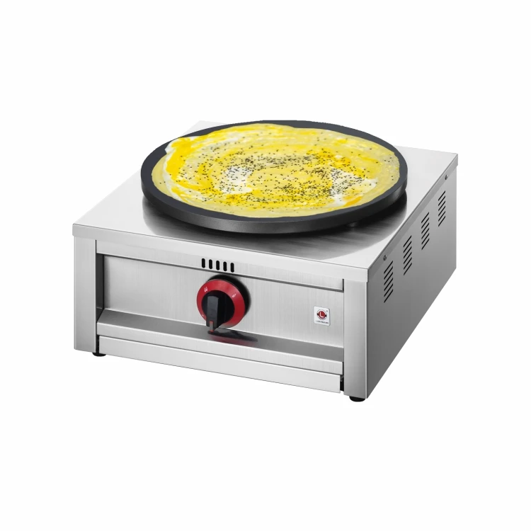 Hot Sales Commercial Snack Machine Electric Crepe and Pancake Maker Stainless Steel for Restaurant Use