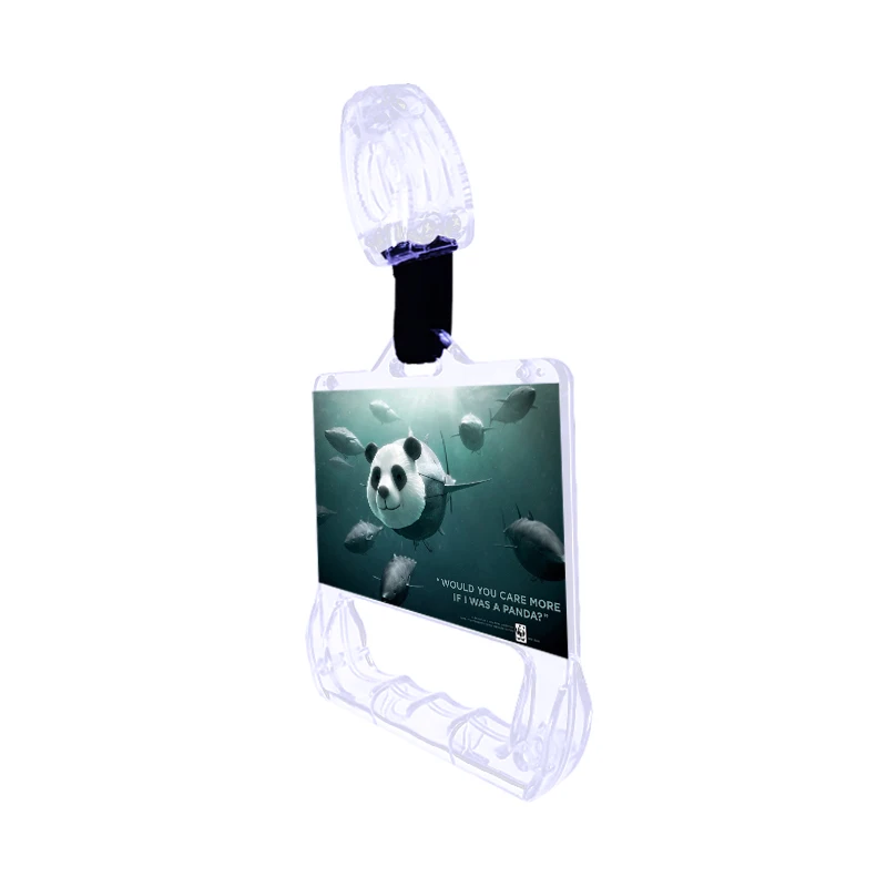 13x8cm ad size bus subway meter advertising handle