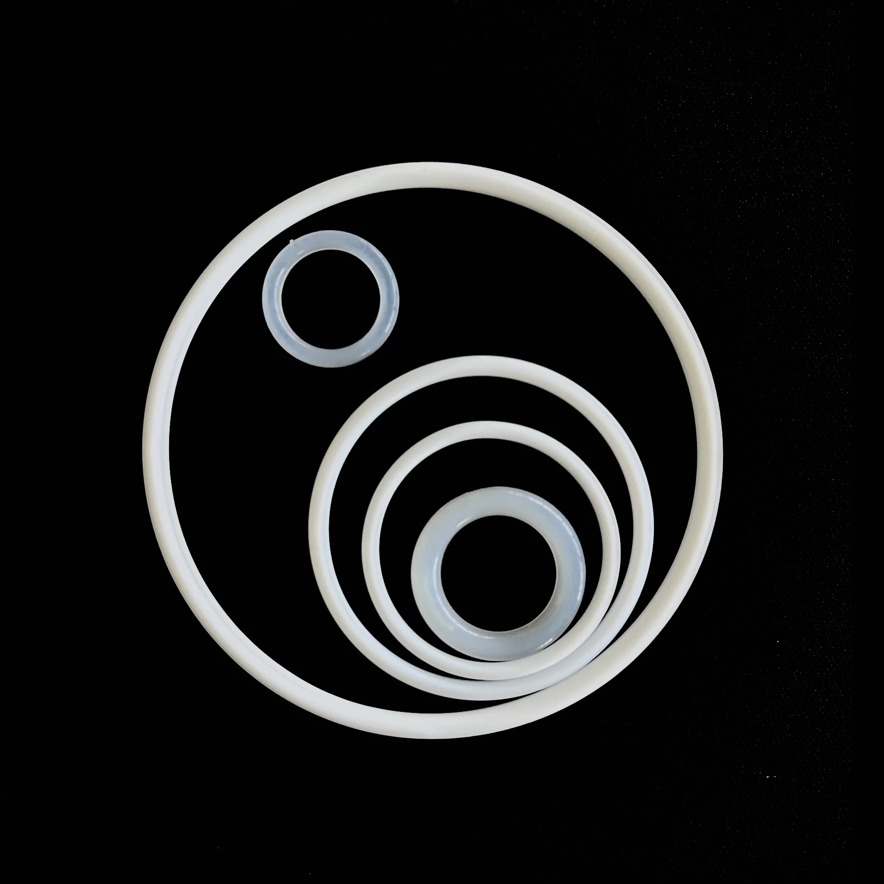 Plastic seals PTFE back up rings gasket PTFE o-ring o ring