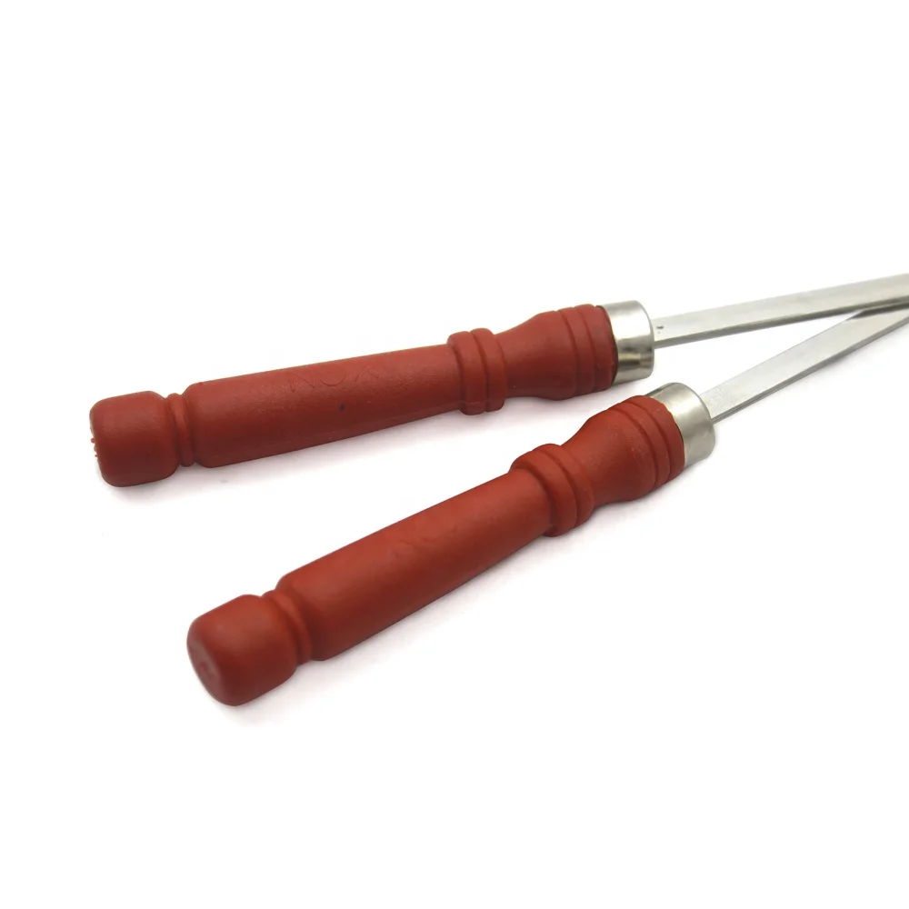 Stainless Steel BBQ Skewers Quick Release Turkish Kebab Skewers with Bamboo Charcoal & Metal Meshes Accessory