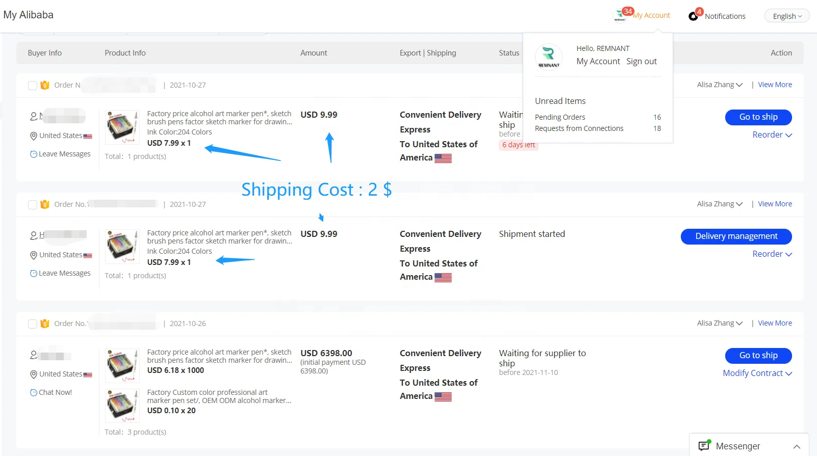 Factory Custom color professional art marker pen set/, OEM ODM alcohol marker brush draw dual tip sketch art marker pens/