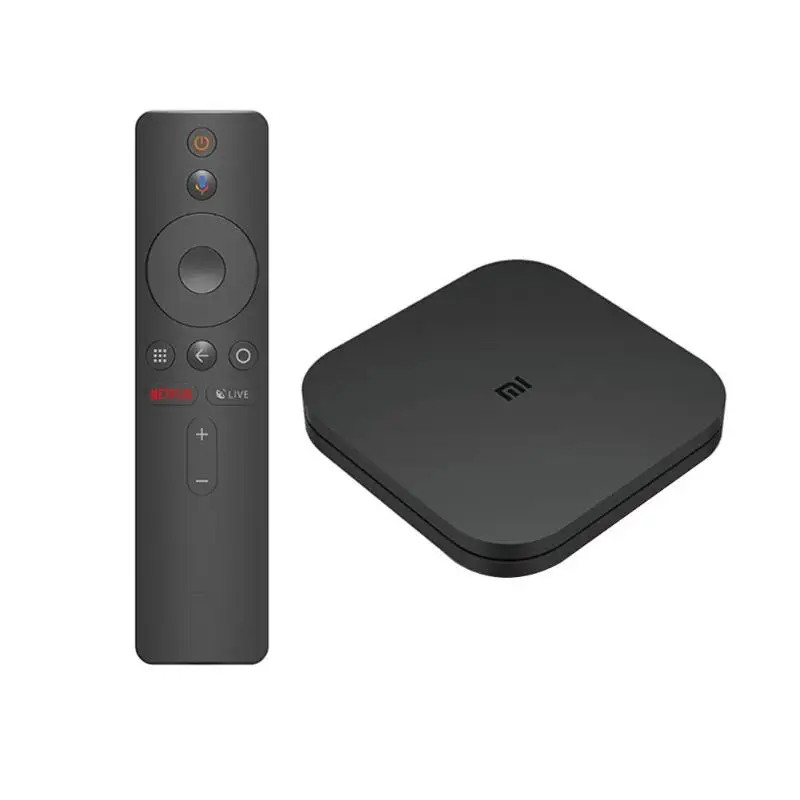 Newest Xiaomi Mi Box S Smart TV Box Android 8.1 4K Ultra HD HDR 2G 8G WiFi Google Cast Netflix Media Player Smart Control Set To