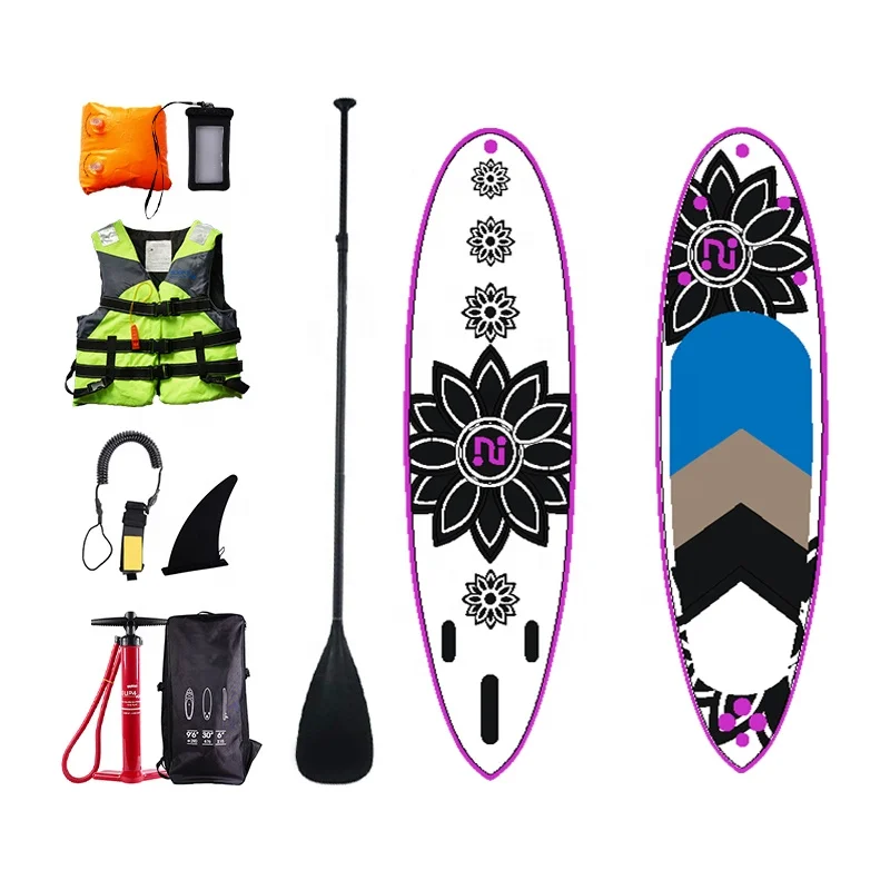 
Factory Price Customized OEM Double layer Drop Stitch Inflatable Stand Up Paddle Board SUP Board 