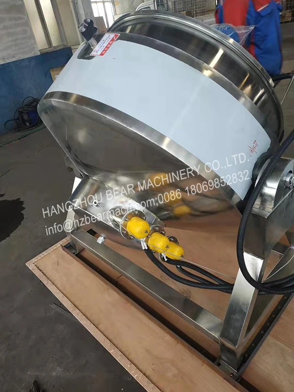 Hot sale good vegetable cooker herbal boiling machine soybean milk boiler industrial jacketed kettle potato boiler