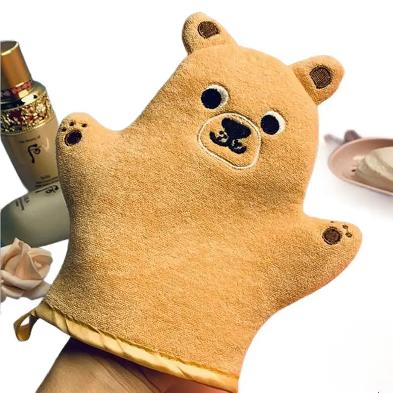 Pet Bath Glove Double Sided Five Fingers Brushes Sponges Scrubbers Single Finger Polyester Scrub Frothing Sponge Shower