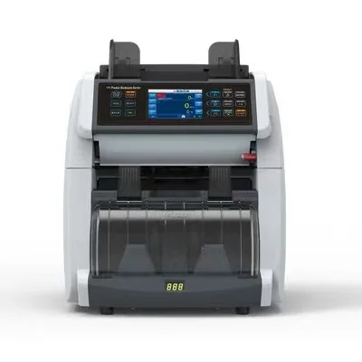 1+1 pockets machine with dust cover Suspicious money Detector discriminator  Sorter machine mixed denomination money counting