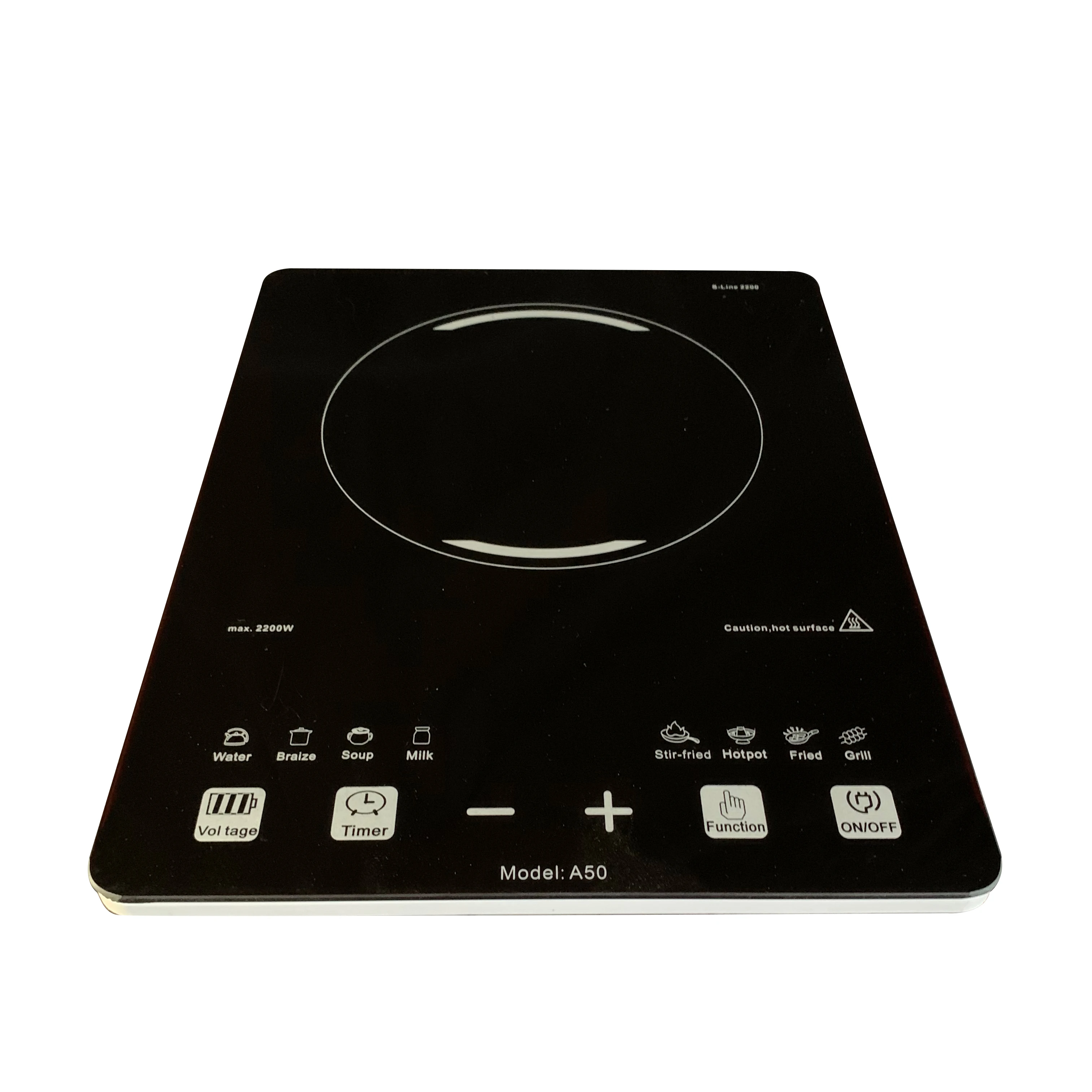 China wholesale price induct gas stove with cooker 1500w 700w induction cooker