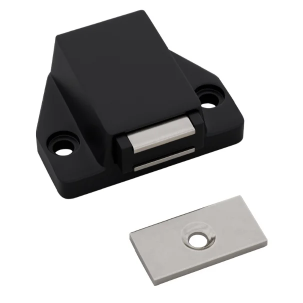 Cabinet door rebound device press type sliding door magnetic suction ball switch rebound lock