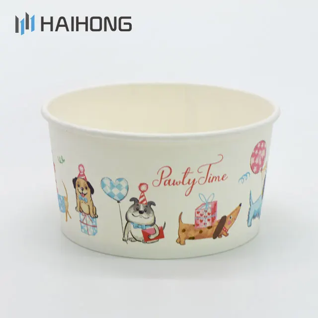 
High quality dessert bowl disposable soup cake ice cream paper cup 