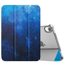 MoKo Slim Lightweight Hard Clear Back Shell Stand Cover Case Fit New iPad Mini 6 2021 (6th Generation, 8.3-inch)