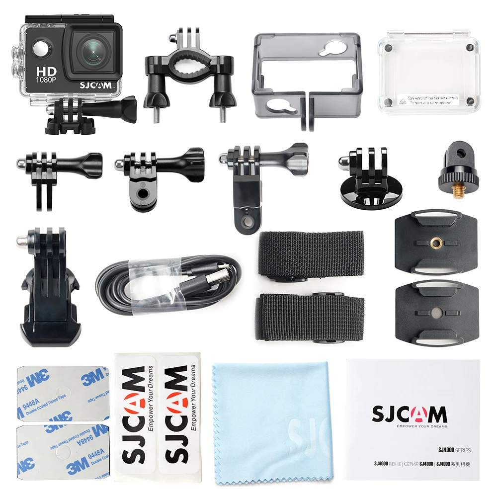 Basic model SJCAM SJ4000 camera 4k byke 12mp underwater camcorder professional
