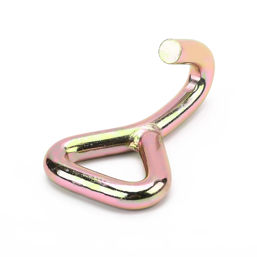 2inch 50mm Metal Single J Hook  Tie Down Hooks For Cargo Control