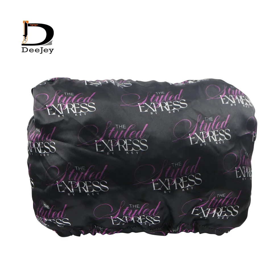 Custom design logo printing satin silk car head pillow case cover hair resistant proof protection car cover