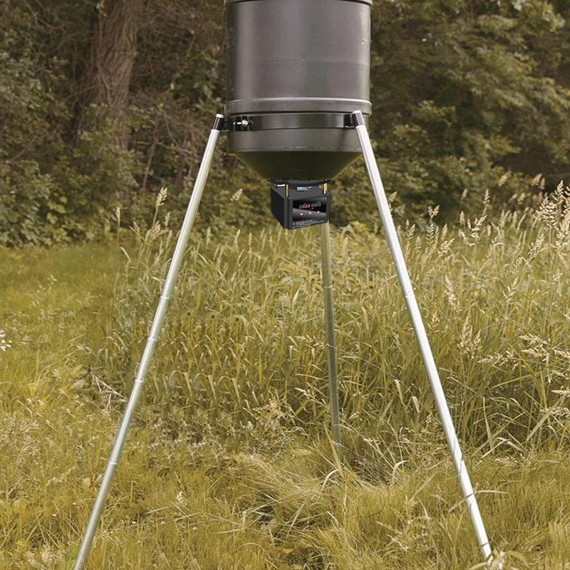 Can Be Connected to External Solar Panels 12 Volt Wildlife Feeder Kit  Deer Feeder Hunting