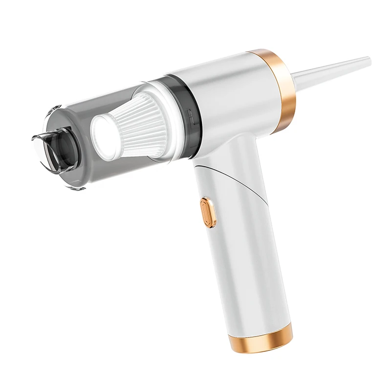 Ziyao Wireless Handheld Car Vacuum Cleaner 90 Foldable Portable Vacuum Cleaner for Car 6000PA Suction Cordless Car Vacuum