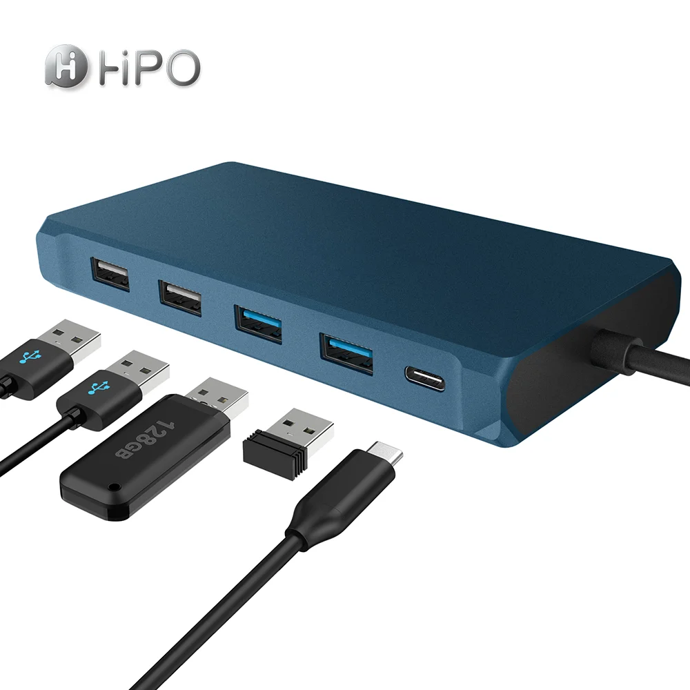 for MacBook Dell HP Laptop  12 in 1 Triple Display USB C Hub  Multiport Adapter Dongle with HD 4K  VGA  100W PD Charge  USB 3.0