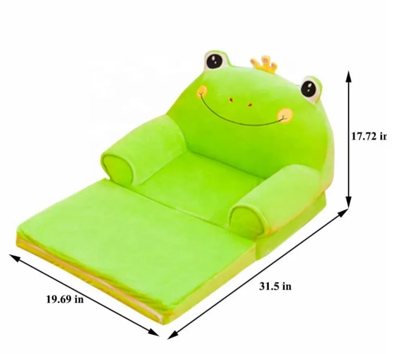 New Style  Furniture Living Room Children Baby Mini Folding Plush Sofa
