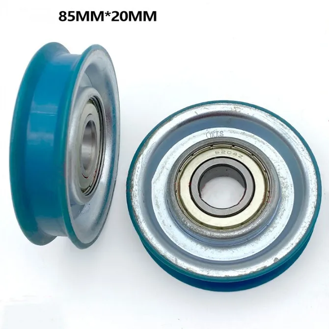 Лифтовые детали Otis 85*20 * 6204Z, дверное подвесное колесо, железное колесо с плоским желобом