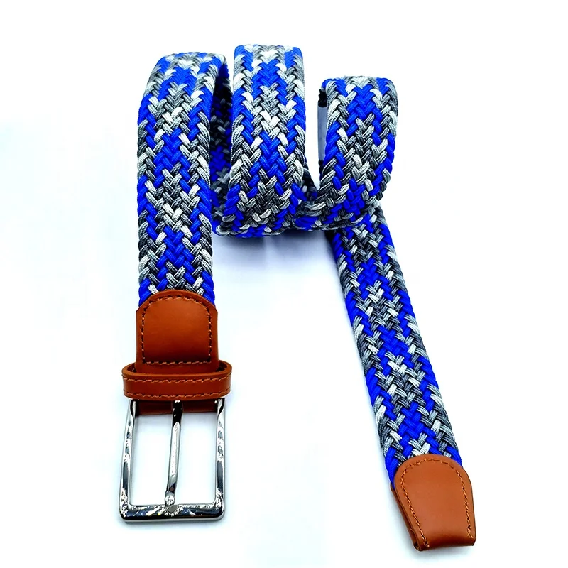 Hot Sale Colorful Wide Elastic Belt Webbing Elastic Fashion Belt Golf Women Elastic Belts