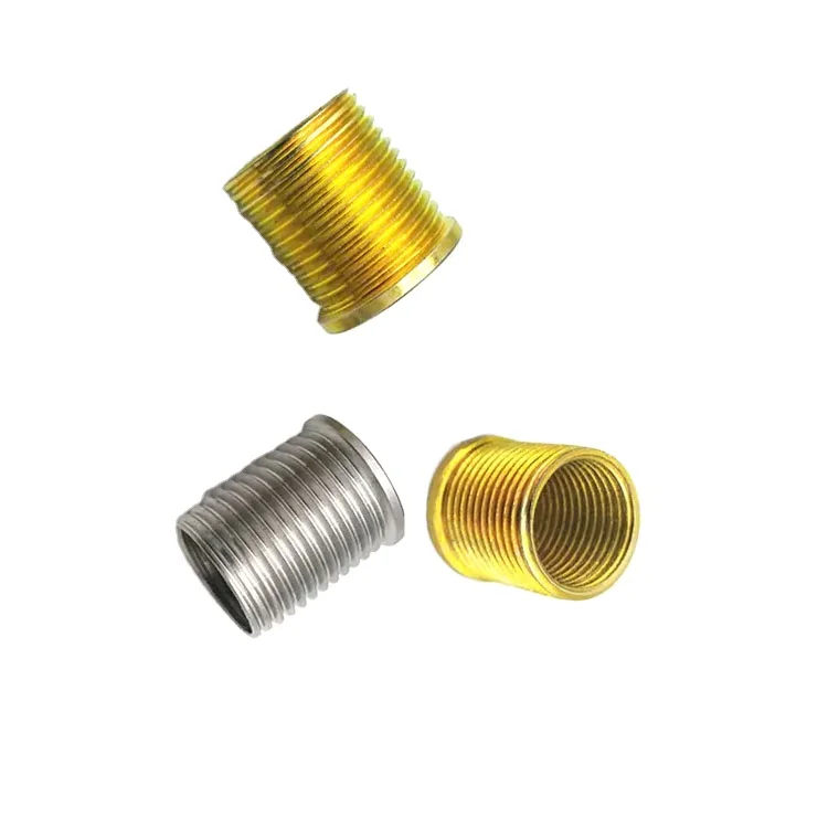 Industrial M10/M12 Thread Size Steel and Stainless Steel Spark Plug Insert Natural Surface Fastener Screw Packed in Cartons