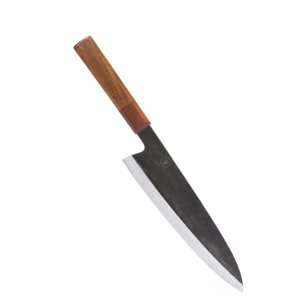 Cheap Price  Japanese Kitchen Knife  High Quality Santoku 180 Hand Forged Knife Rosewood Wooden Handle  High Carbon steel