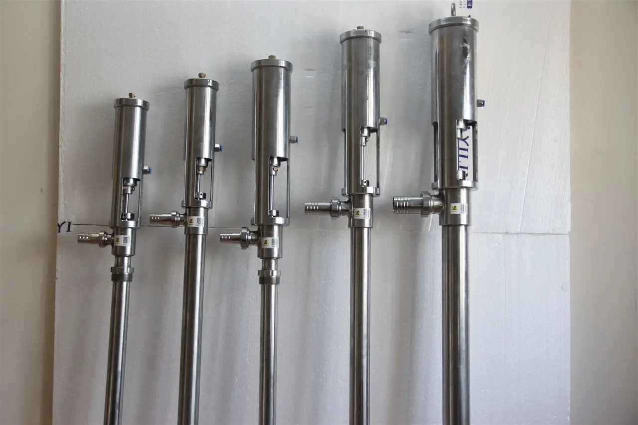 500L/H 800L/H lubrication pump air operated drum pump pneumatic barrel pump air driven barrel pump for gel glue