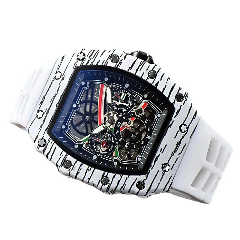 Новейшие Имитация углерода паяльник американского типа водонепроницаемые кварцевые модные мужские часы в наличии оптовая продажа