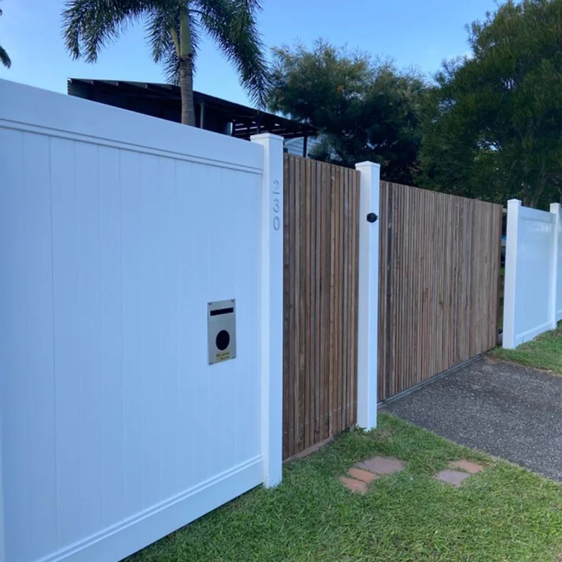 High Productivity Lattice Top Fence PVC Privacy Plastic Fencing  Garden Fence Panel