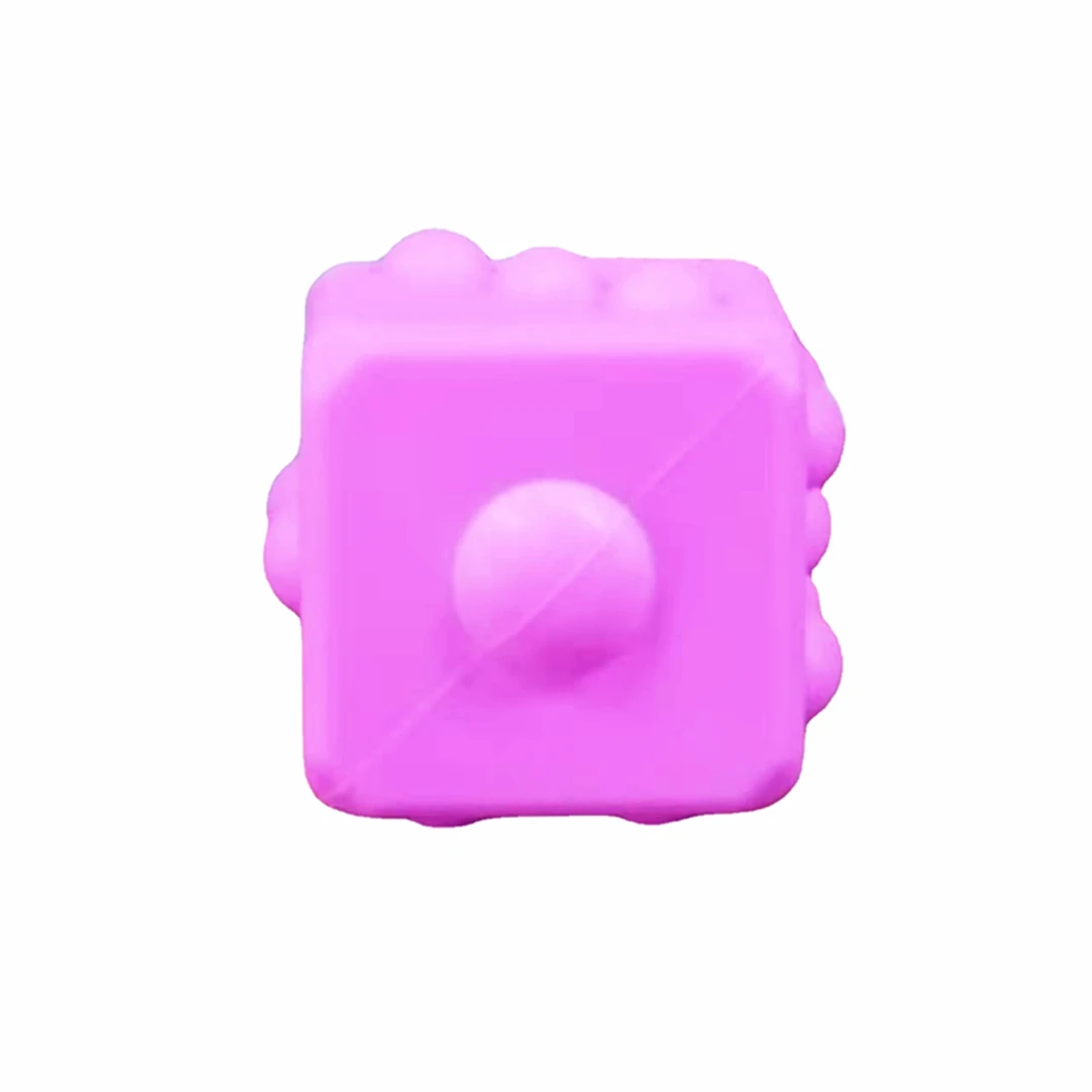 Sensory Squishy Toys for Adults Poppit Anxiety Relief Items Push Bubble Ball Big Size Silicone  3D Fidget Cube Dice