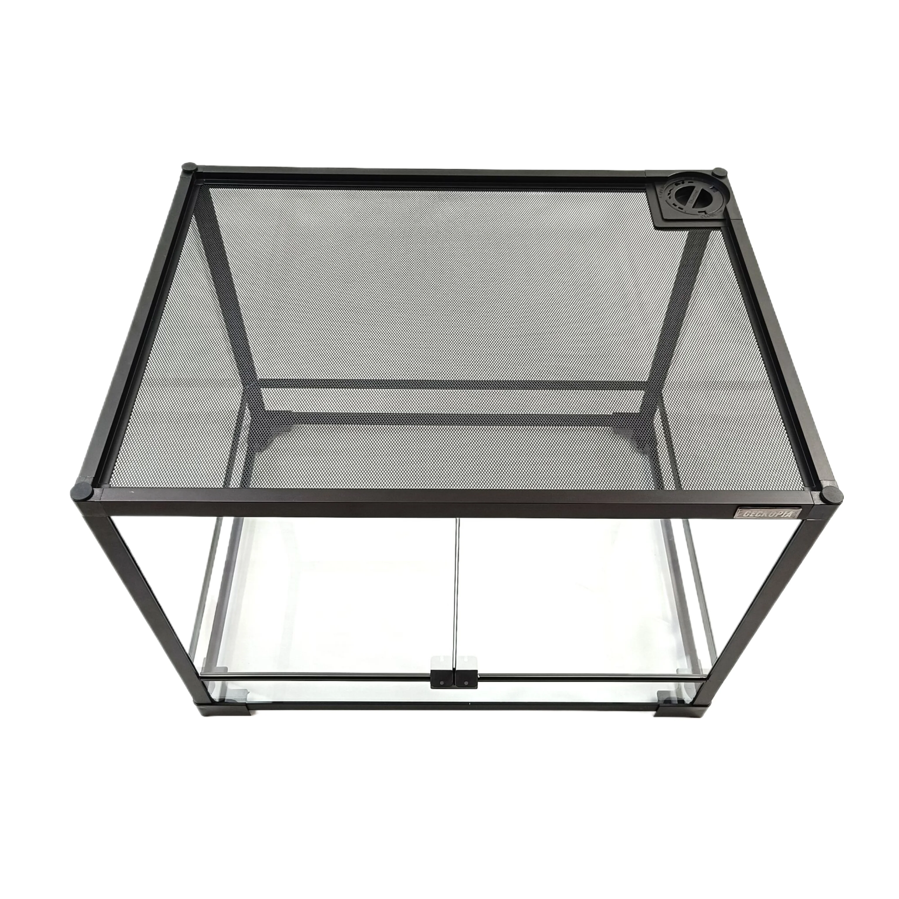 Wholesale double door rodent reptile enclosure terrarium glass containers tank
