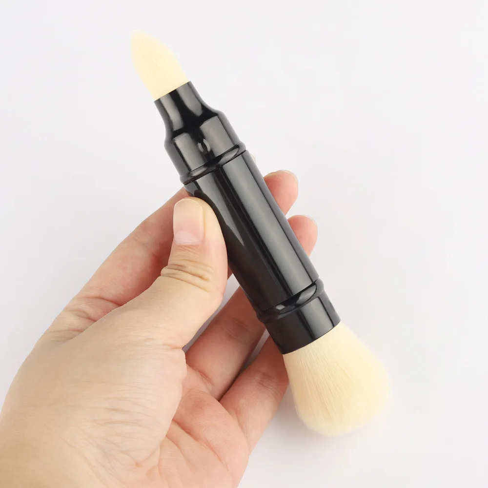 2 In 1 Multi Function Double Side Cosmetic Beauty Tool Mini Eye Brush Travel Portable Makeup Brush Tools Set