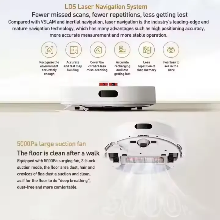 New Xiao mi Mijia 3C Enhanced Automatic Sweeping And Vacuum Cleaner App Intelligent Control Xiaomi Sweeping Robot