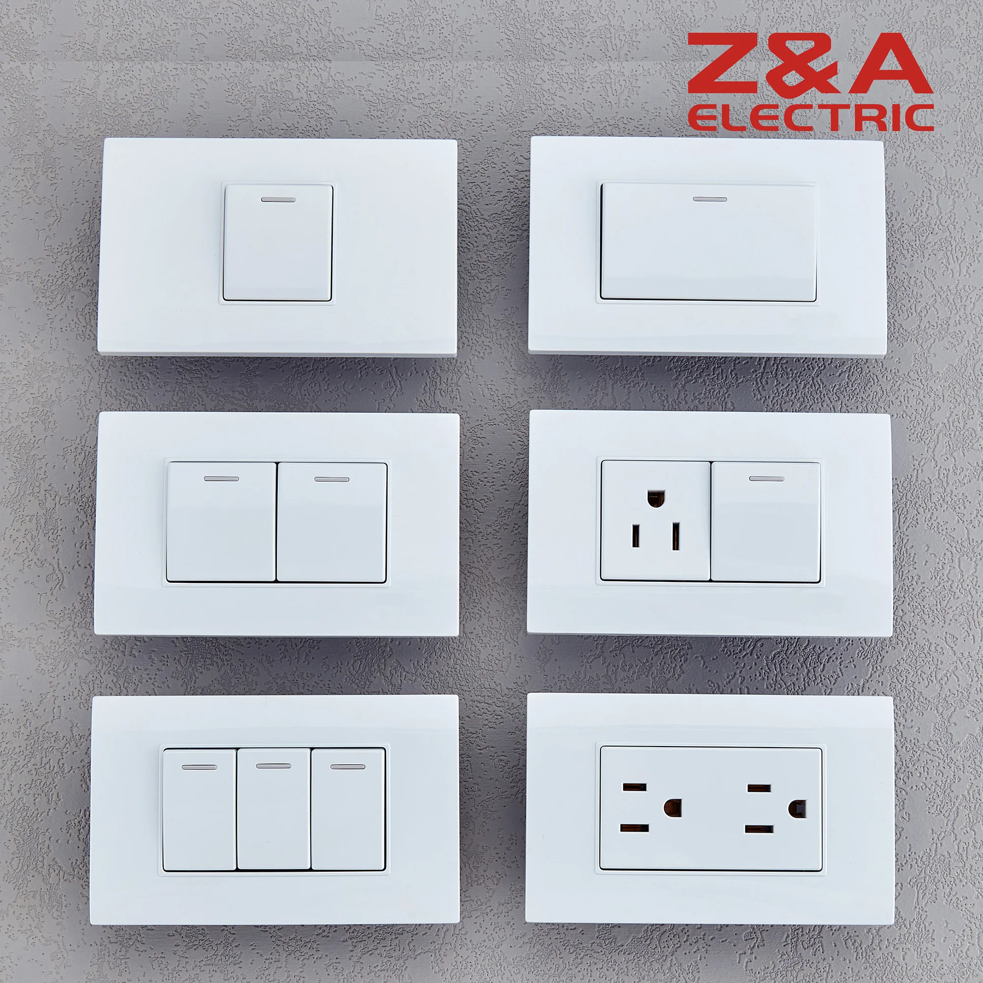 120-250V 15A  amp SOCKET outlet electrical receptacle wall switch