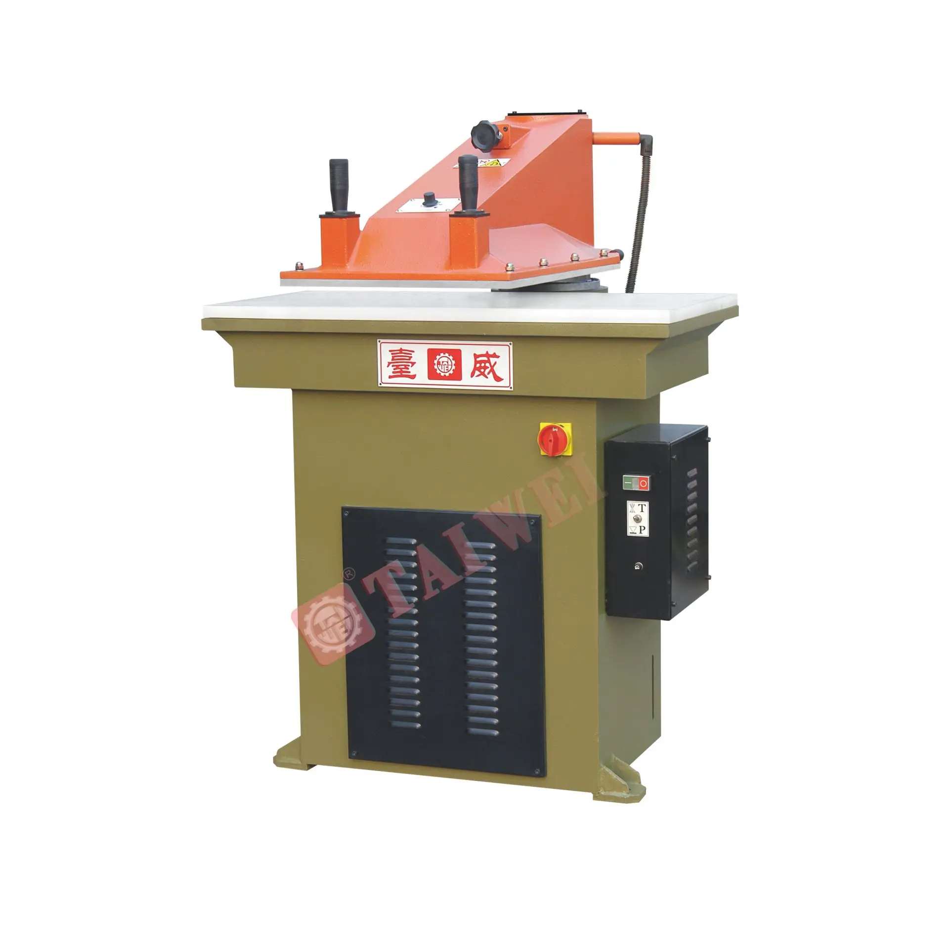 F45  520C hydraulic swing arm glove cutting machine insole cutting press