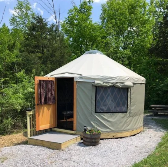 Luxury Mongolian Yurt safari tent in Henan province