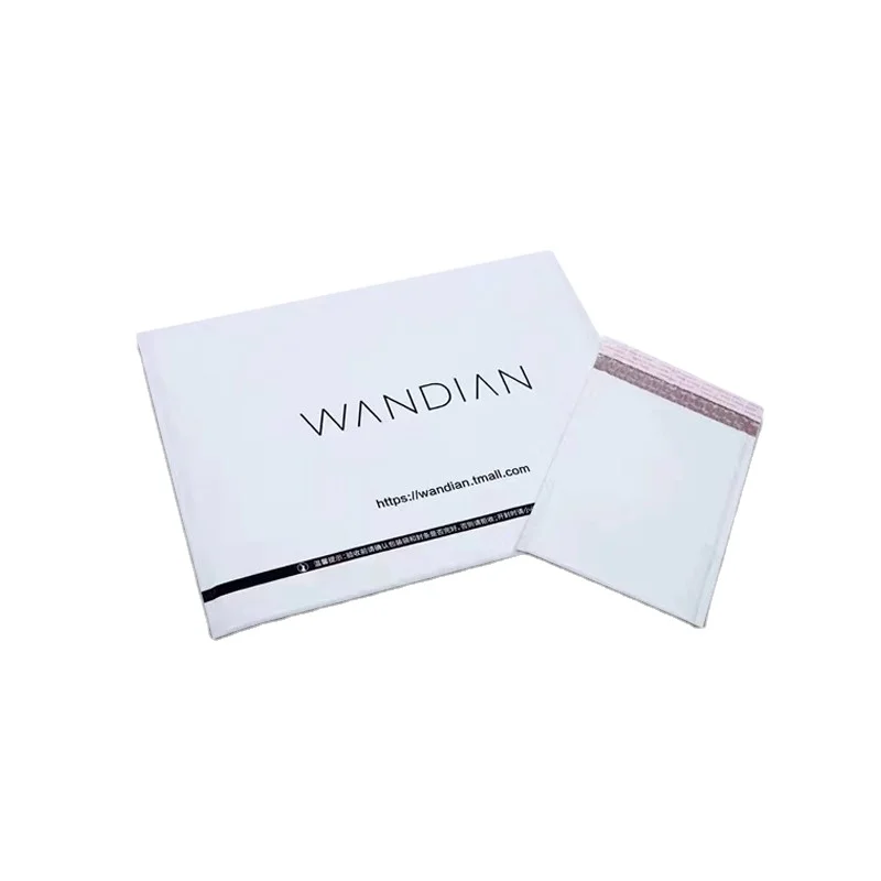 Индивидуальный размер A3 A4 светло-фиолетовые конверты из крафт-бумаги мягкие упаковочные сумки с логотипом